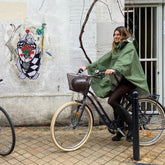 Cape de pluie pour vélo et cycliste unisexe / mixte 100% recyclé de marque française sur meanwhile boutique
